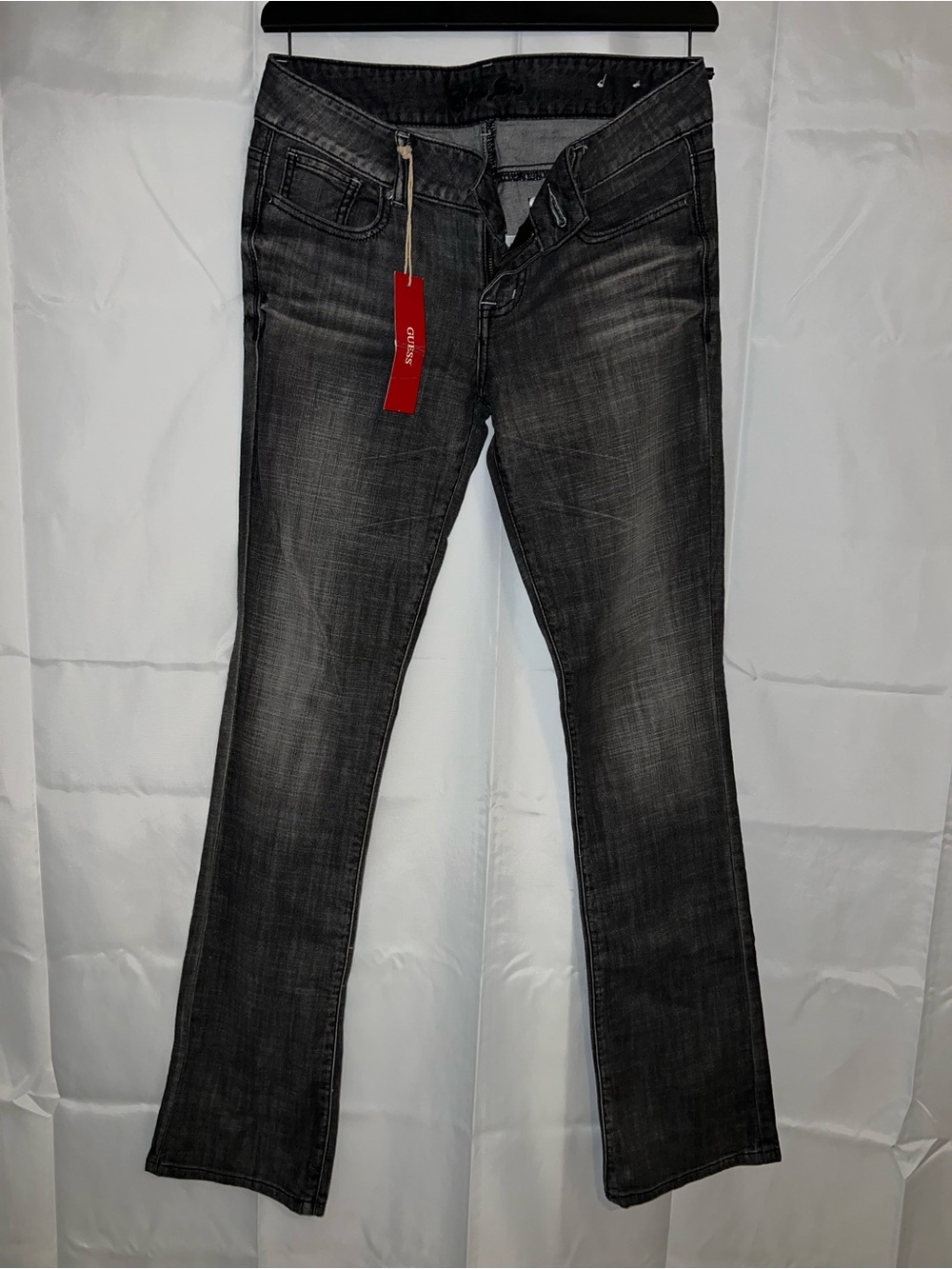 Guess Women’s Bootcut Jeans in Washed Black